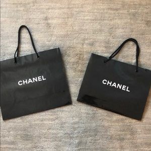 Chanel shopping bags!